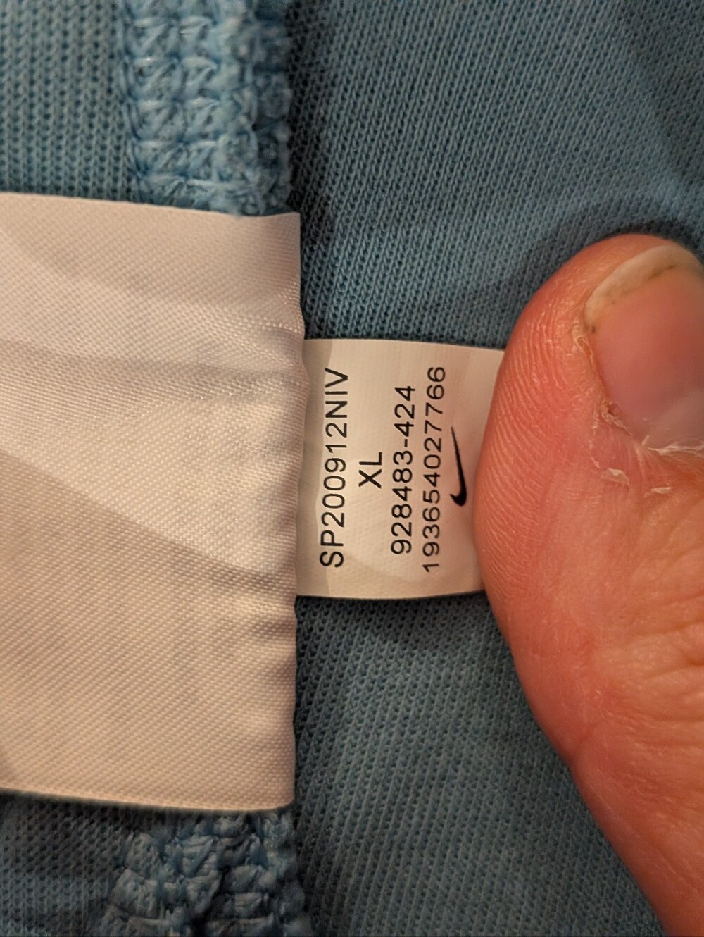 Nike Tech Fleece Full Zip Hoodie Cerulean Blue OG Windrunner Rare 928483-424 XL - Picture 6 of 6